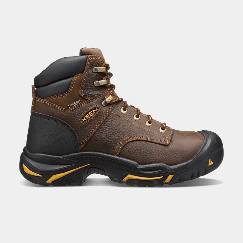 Botas De Trabajo Keen Mt Vernon 6" Soft Toe Para Hombre Marrom - Botas Keen Mexico (867502-HWE)